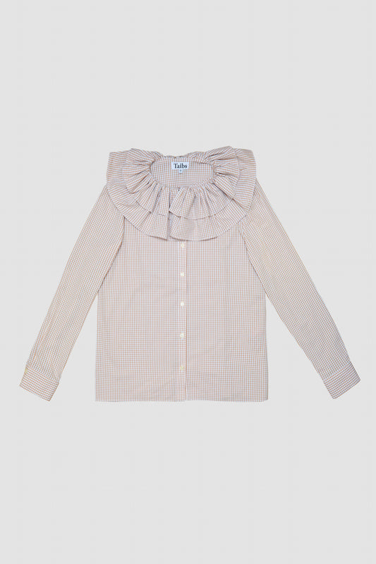 Harlequin Shirt Gingham Beige